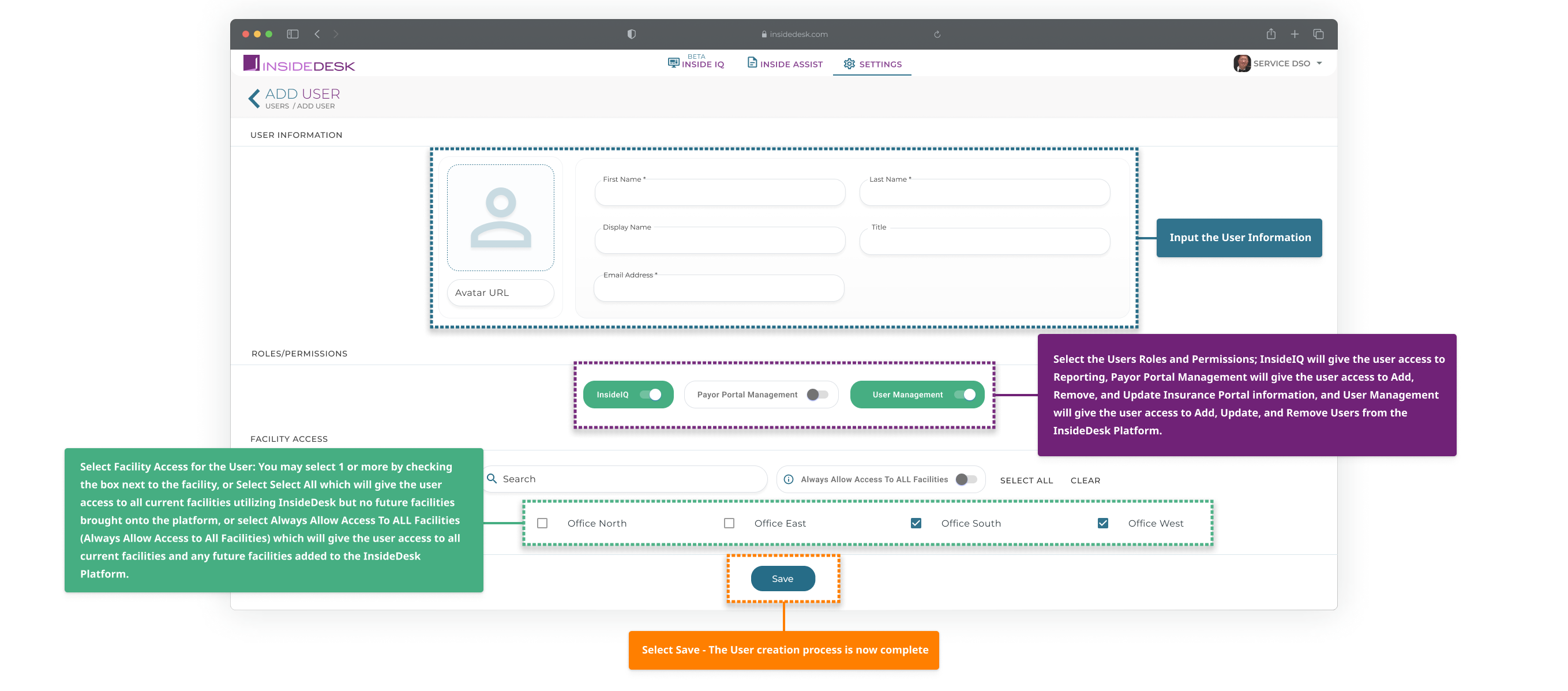 User Management - Add User